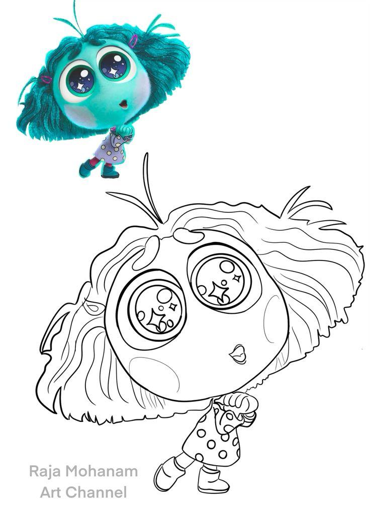 41+ Engaging Free Inside Out 2 Coloring Pages Aesthetic