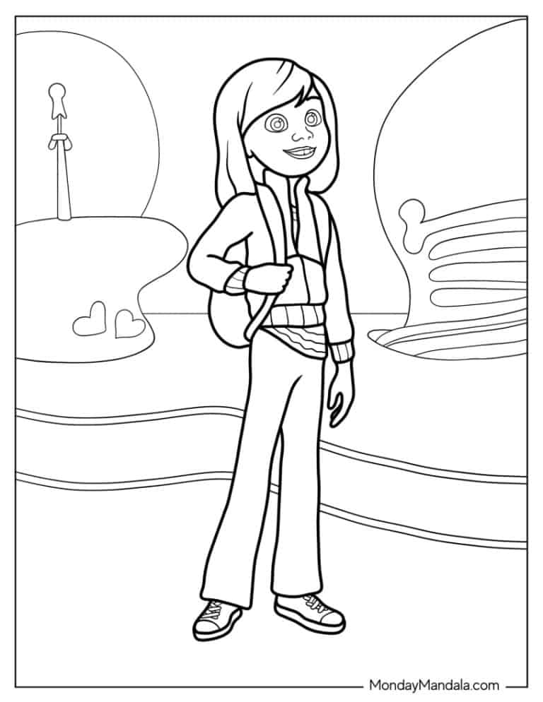 62+ Happy Anger From Inside Out Coloring Pages Printable