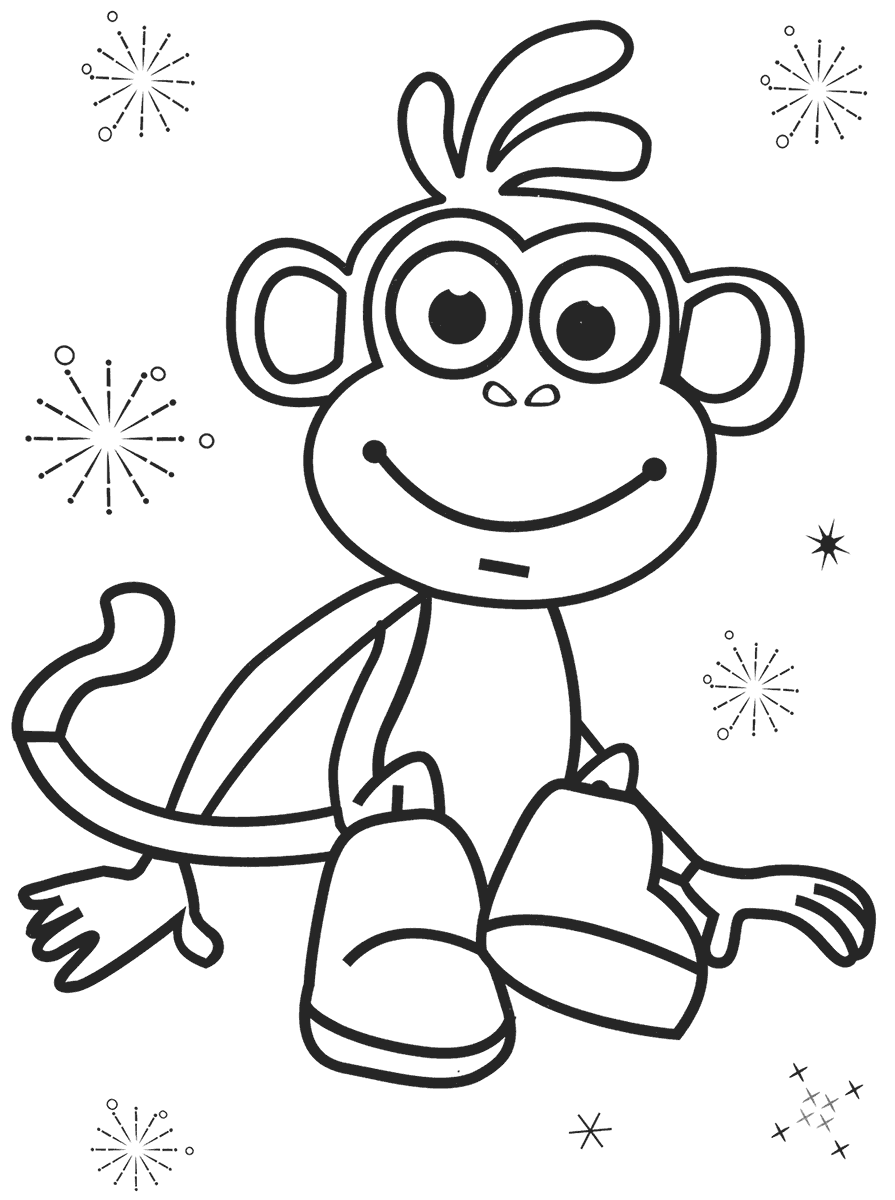 33+ Charming Dora Summer Coloring Pages Printable