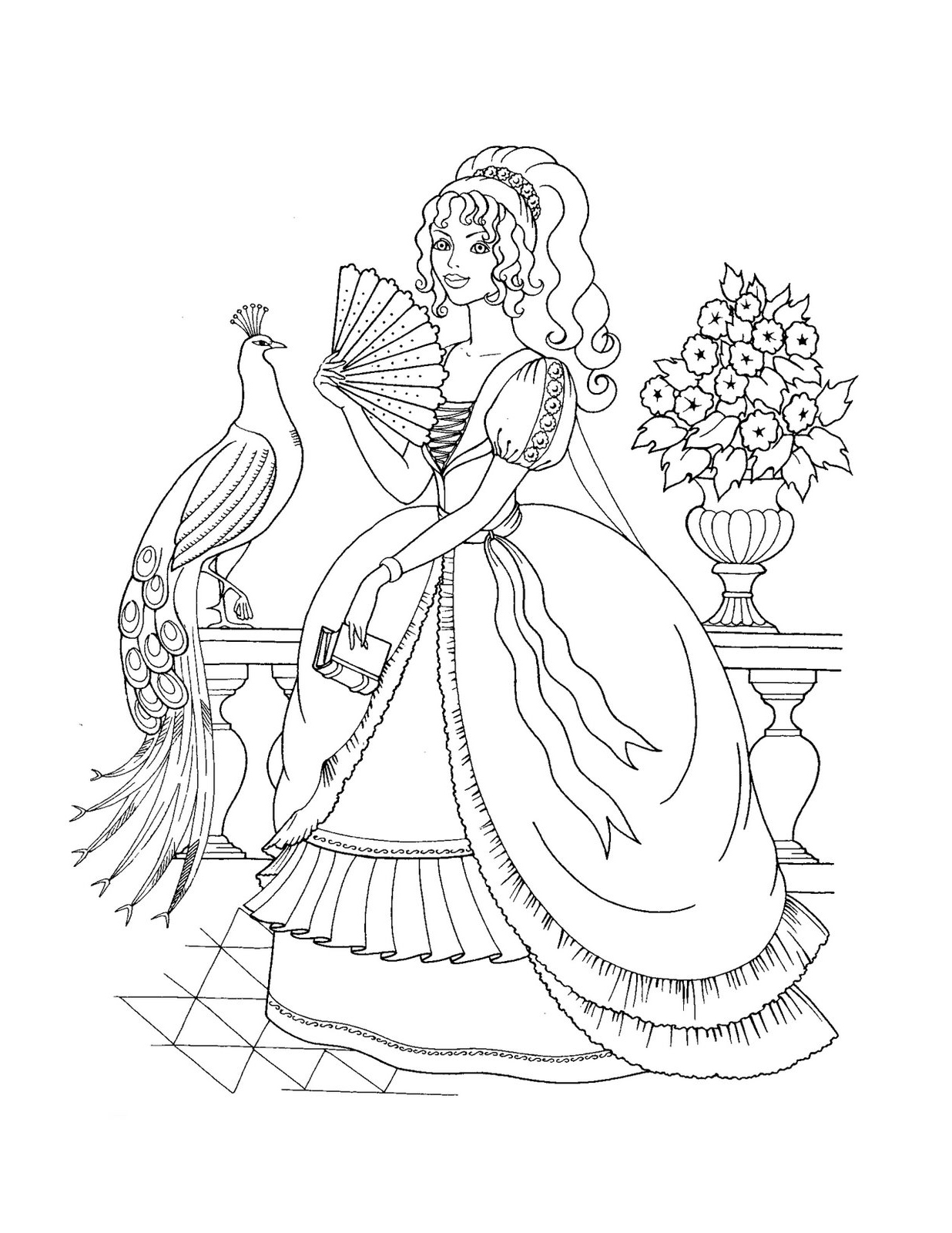 71+ Ultimate Princess Red Coloring Pages Printable