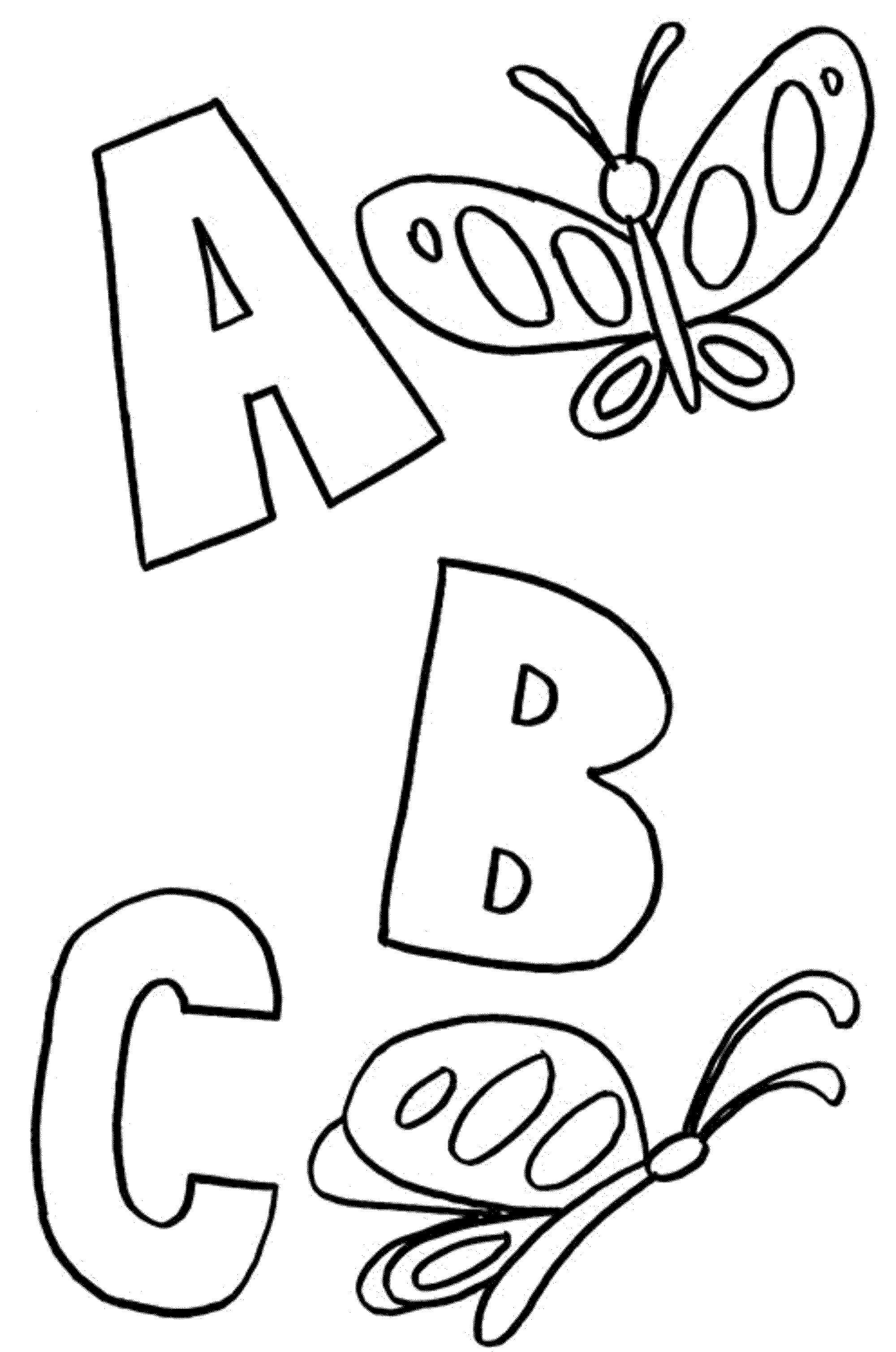 31+ Fun Alphabet Book Coloring Pages Easy