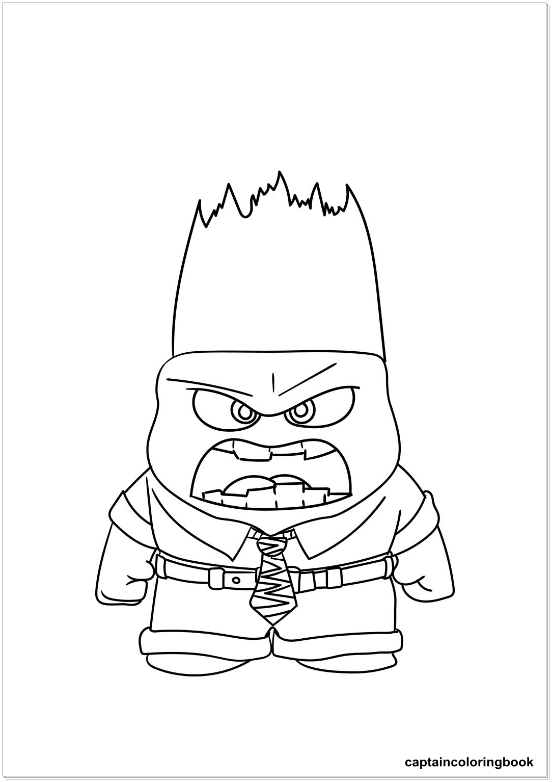 77+ Inspiring Anger From Inside Out Coloring Pages Printable