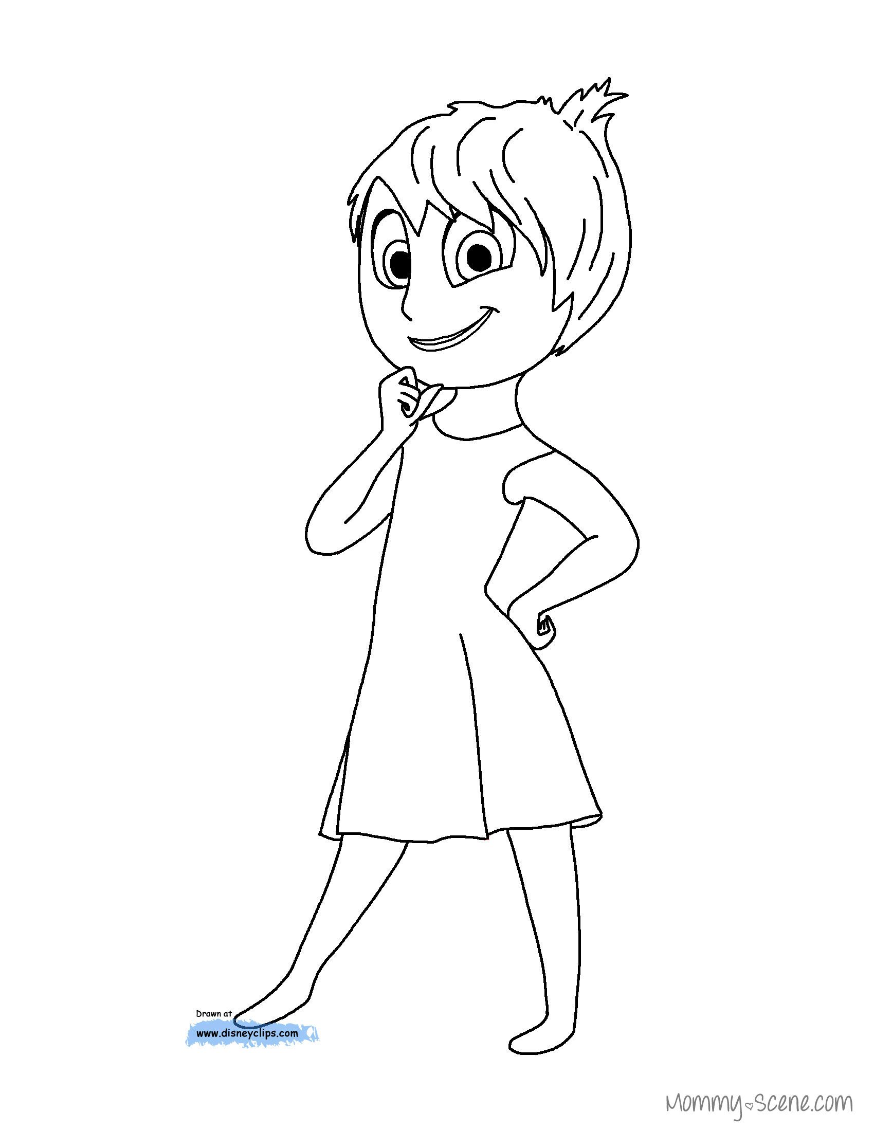 86+ Aesthetic Inside Out Characters Coloring Pages Printable