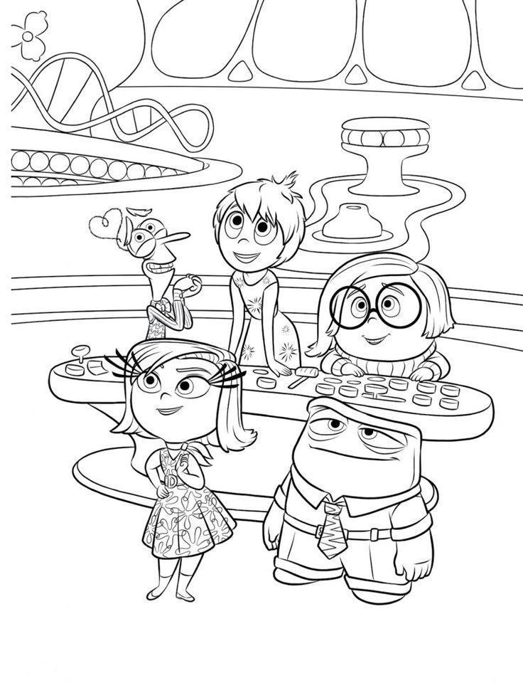 50+ Adorable Free Inside Out 2 Coloring Pages for Kids