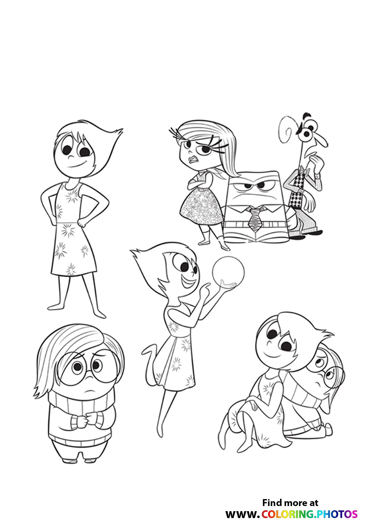 97+ Happy Inside Out 2 Printable Coloring Pages Printable