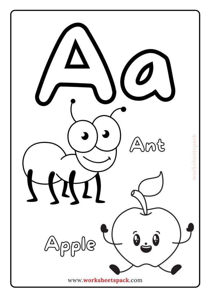 34+ Joyful Alphabet Book Coloring Pages and Drawing