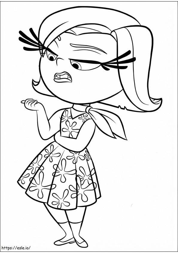 32+ Amazing Disgust From Inside Out Coloring Pages for Kids and Adult