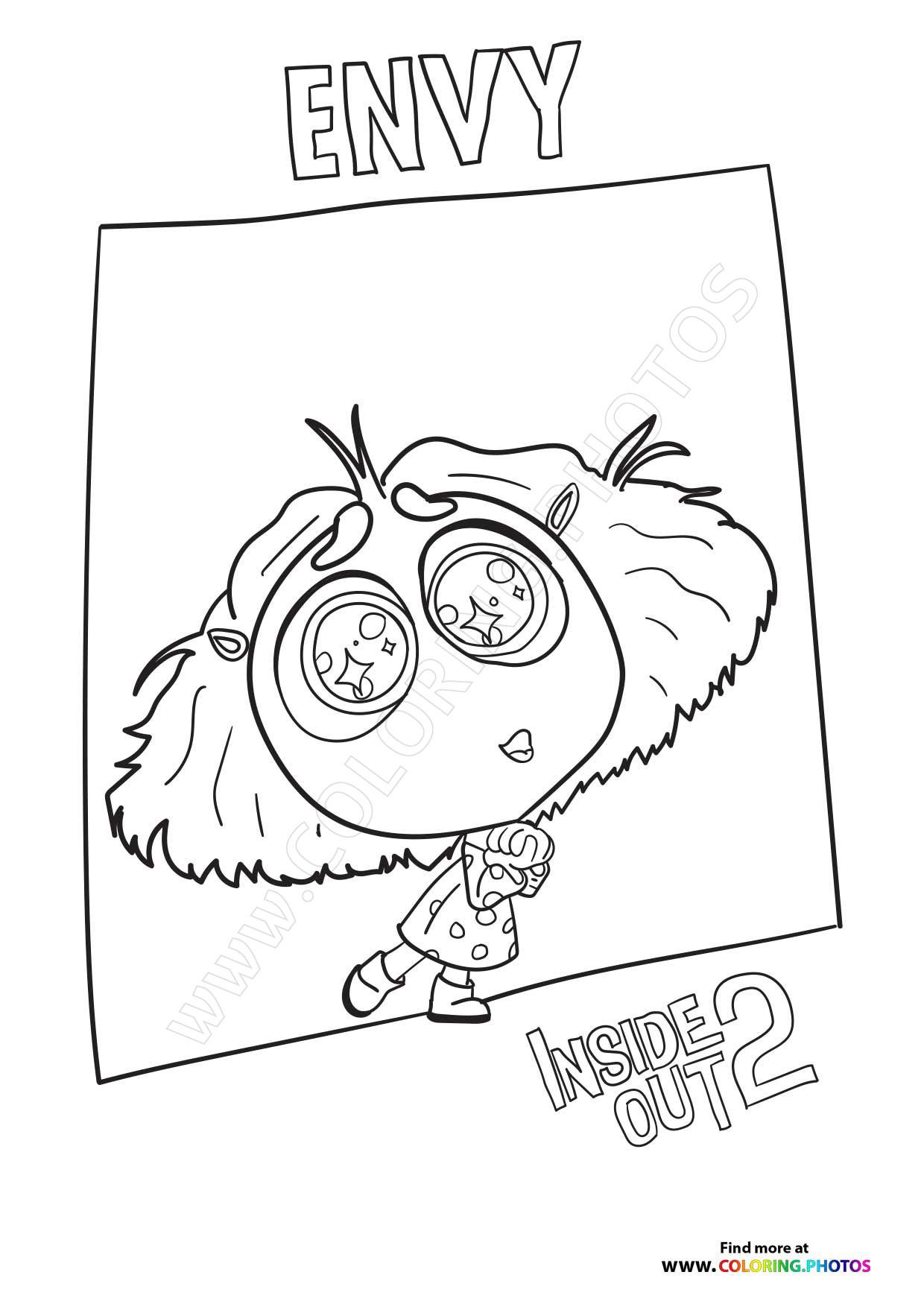 50+ Educational Disgust From Inside Out Coloring Pages PDF Printable