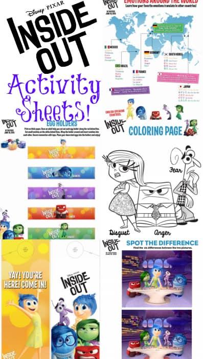 37+ Inspiring Inside Out Activity Sheets Easy Kids