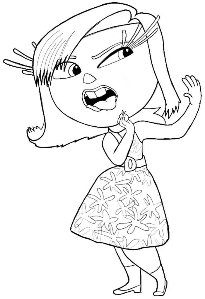 35+ Aesthetic Disgust From Inside Out Coloring Pages Easy Kids