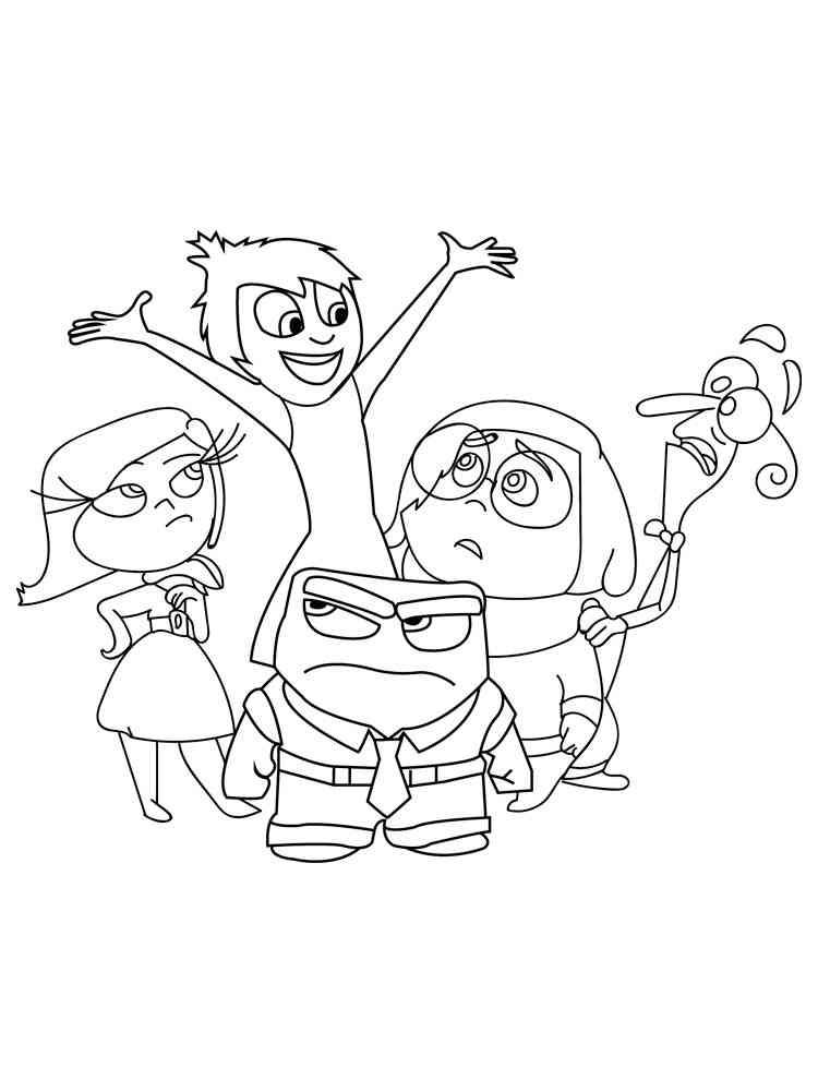 45+ Detailed Free Inside Out 2 Coloring Pages Detailed