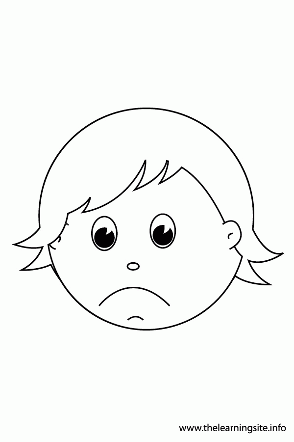 35+ Fun Sad Coloring Pages Easy Kids