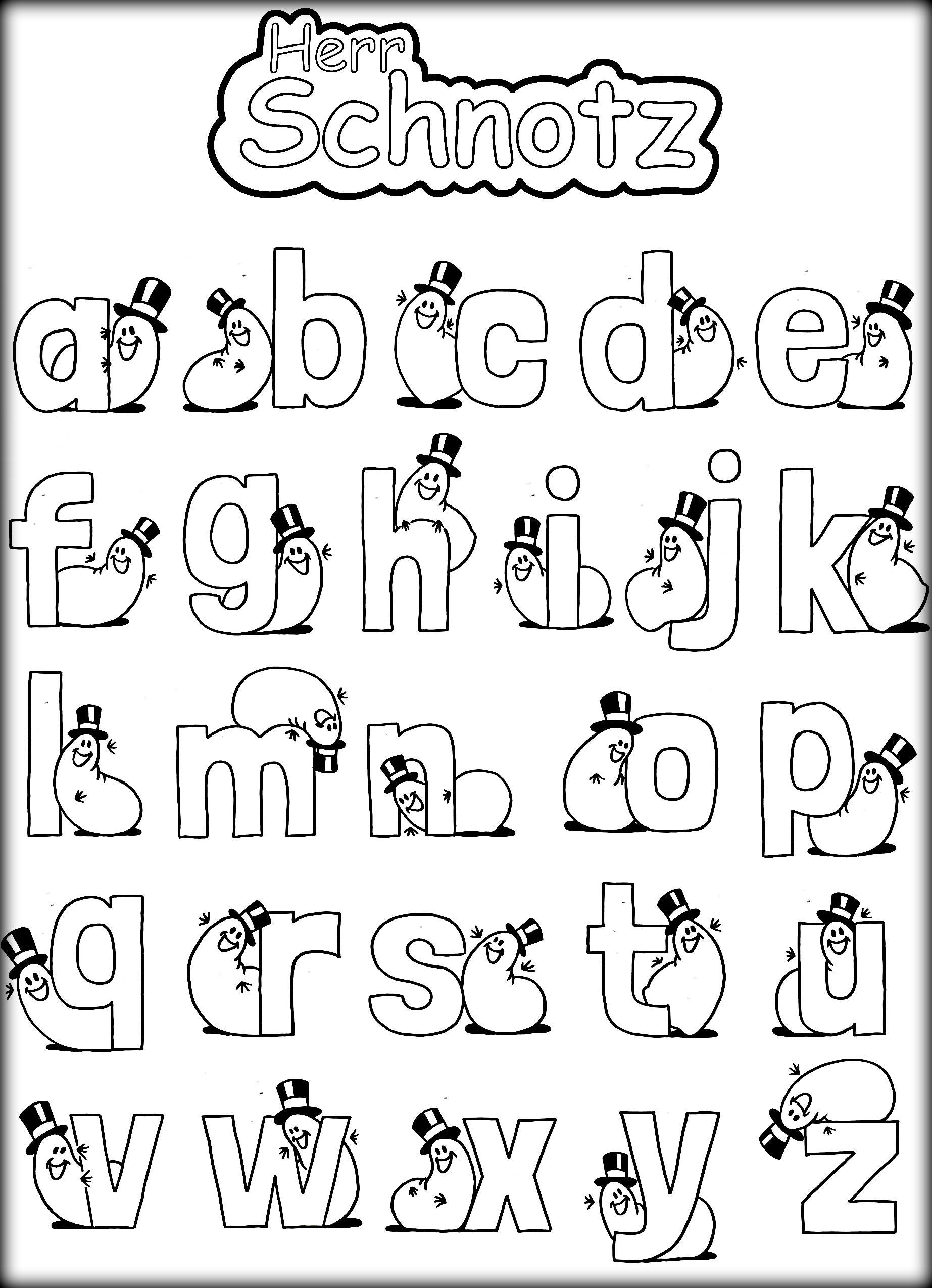 37+ Easy Alphabet Book Coloring Pages Download FREE