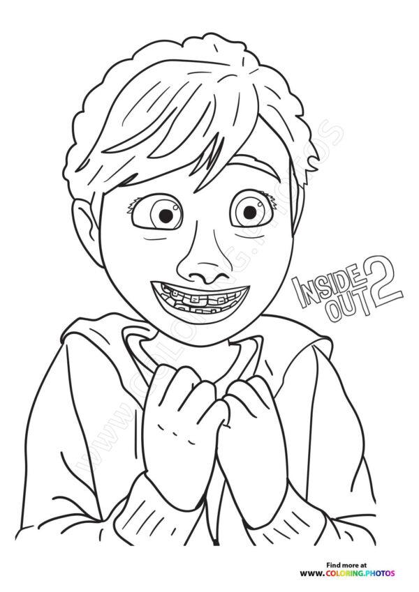 33+ Detailed Free Inside Out 2 Coloring Pages Download FREE