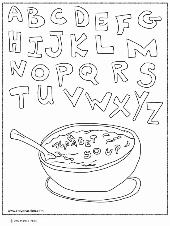 38+ Easy Alphabet Book Coloring Pages Printable Sheets