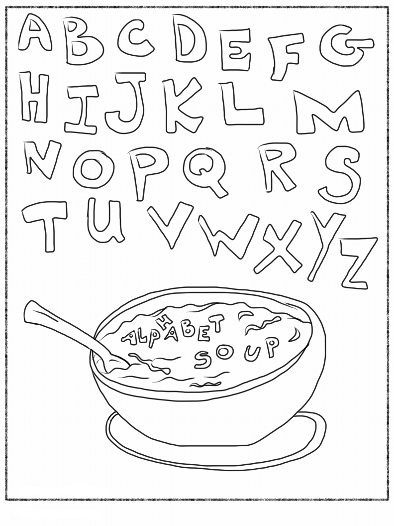 36+ Whimsical Alphabet Book Coloring Pages Unique