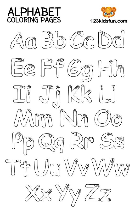 43+ Aesthetic Alphabet Book Coloring Pages Printable Sheets