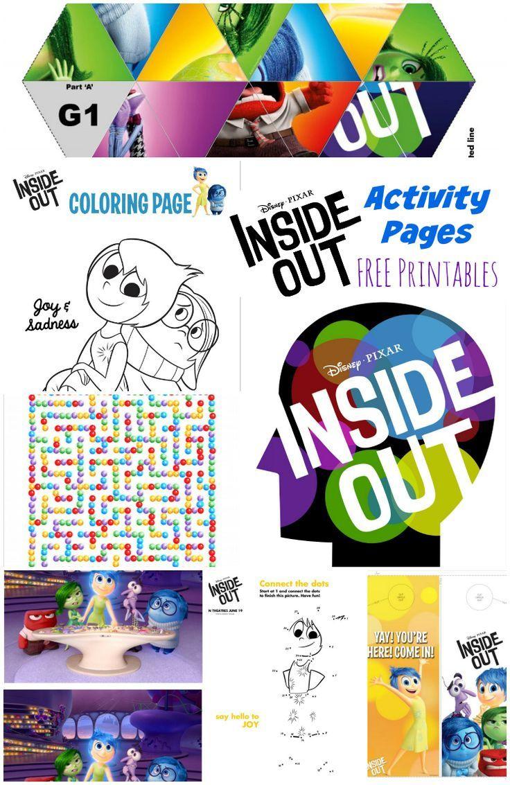 48+ Whimsical Inside Out Activity Sheets Download FREE