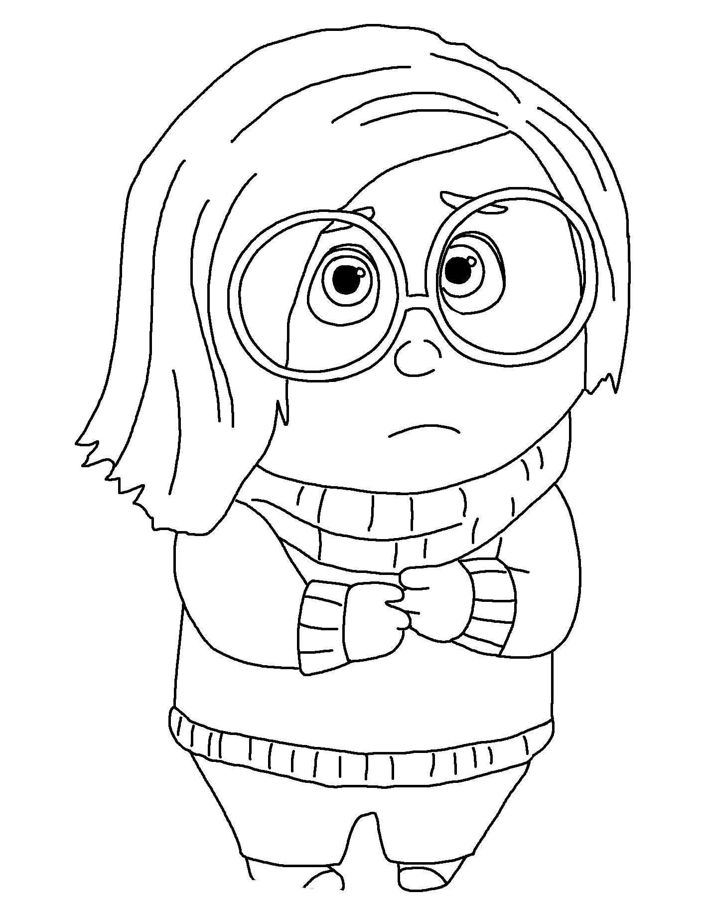 35+ Colorful Free Inside Out 2 Coloring Pages for Kids