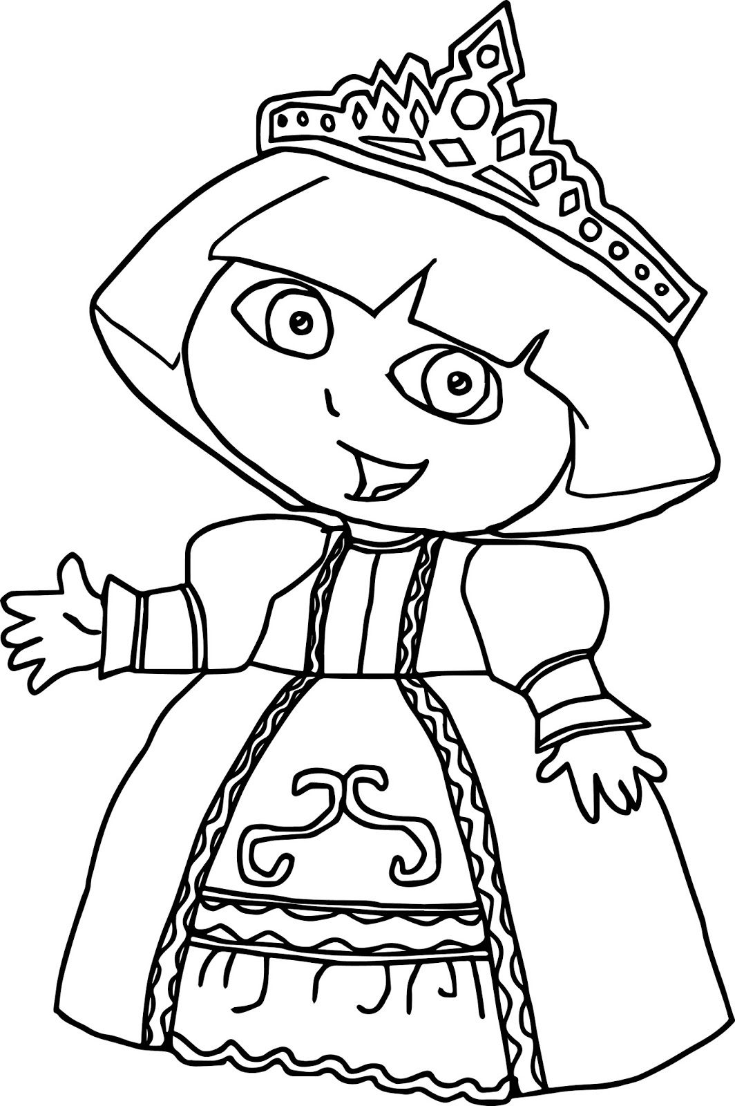 125+ Fantastic Dora Summer Coloring Pages Printable