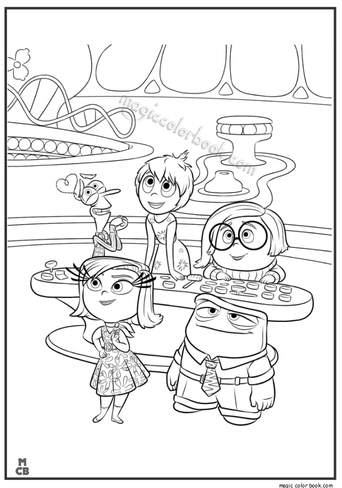 124+ Unique Inside Out Coloring Pages Printable