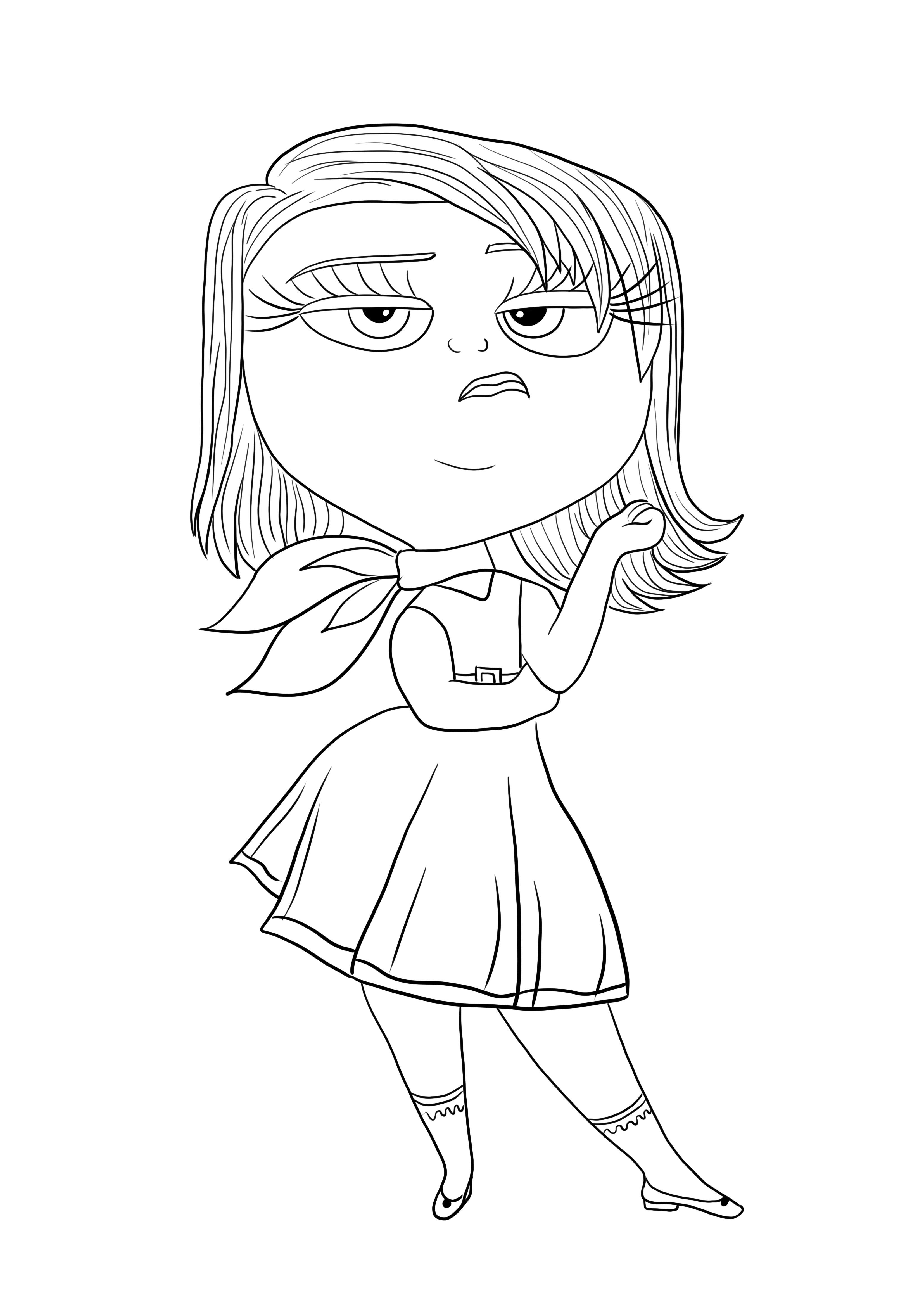 46+ Free Disgust From Inside Out Coloring Pages Aesthetic