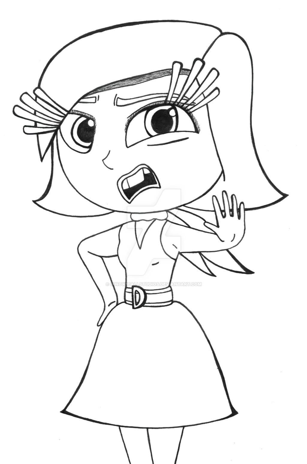 49+ Interactive Disgust From Inside Out Coloring Pages Cute