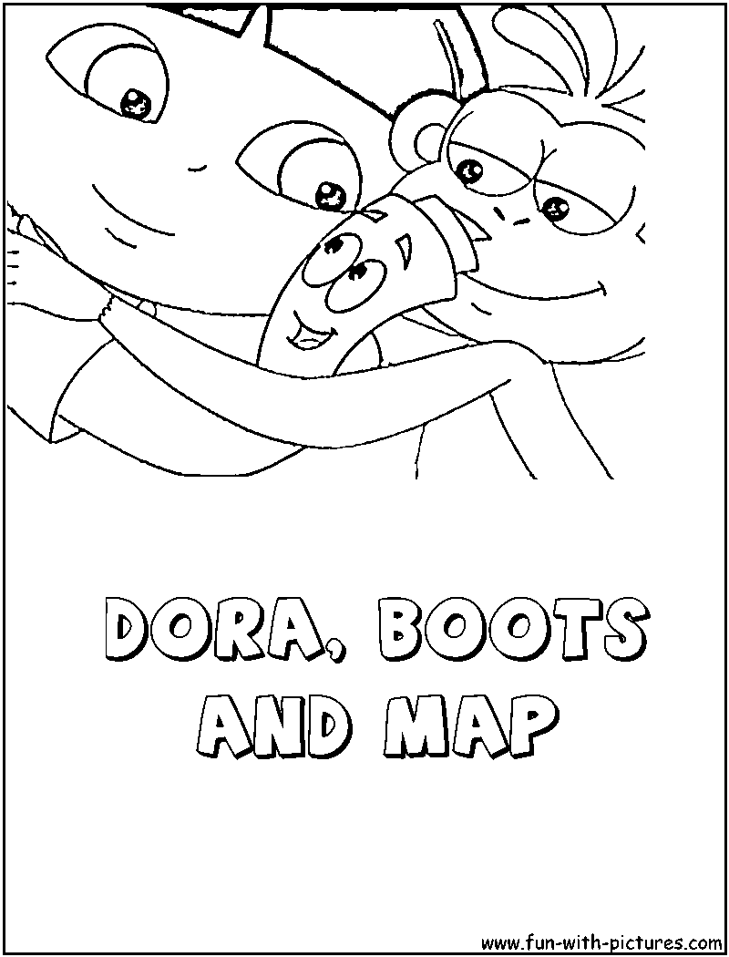 165+ Adorable Dora Summer Coloring Pages Printable