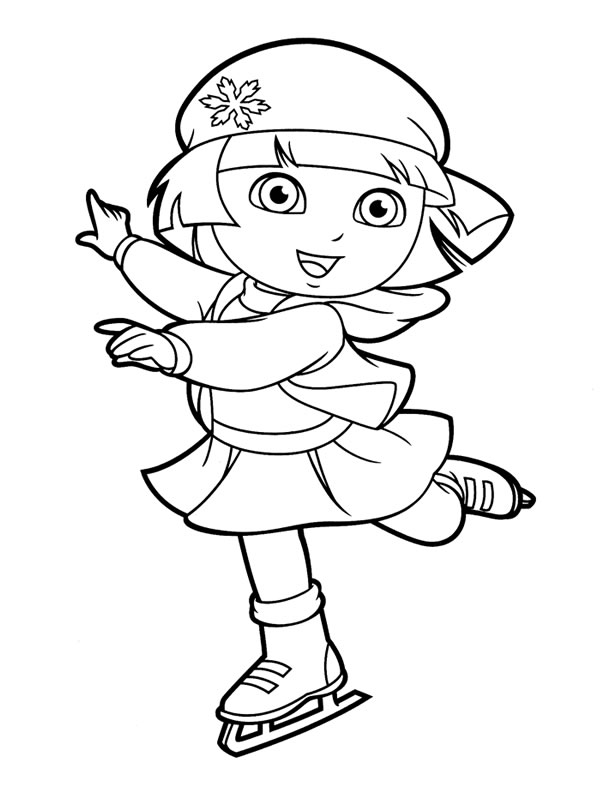 92+ Exciting Dora Summer Coloring Pages Printable