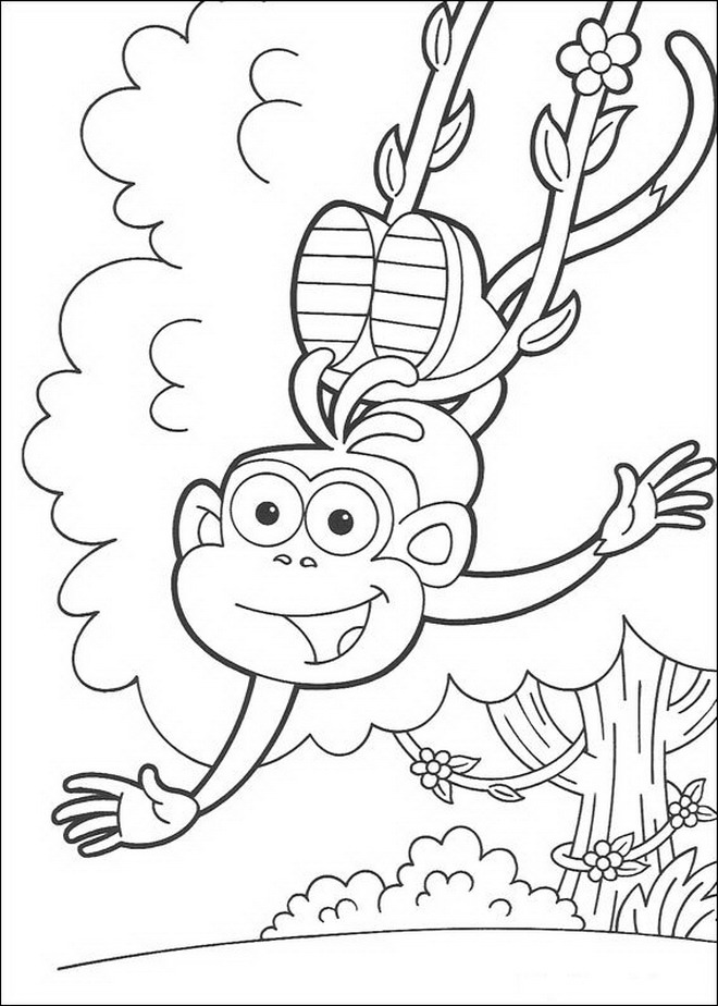 85+ Brightening Dora Summer Coloring Pages Printable