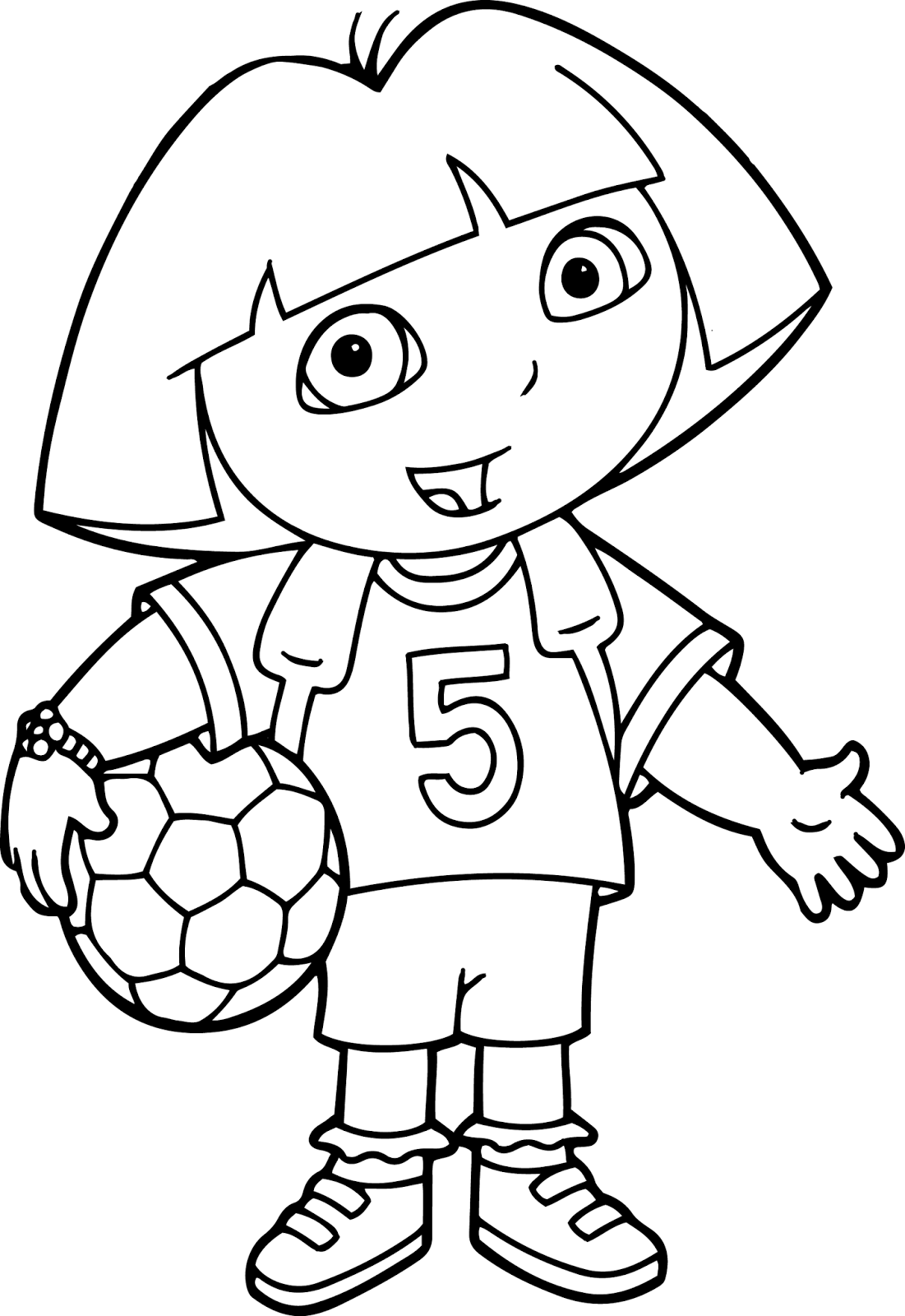 66+ Fantastic Dora Summer Coloring Pages Printable