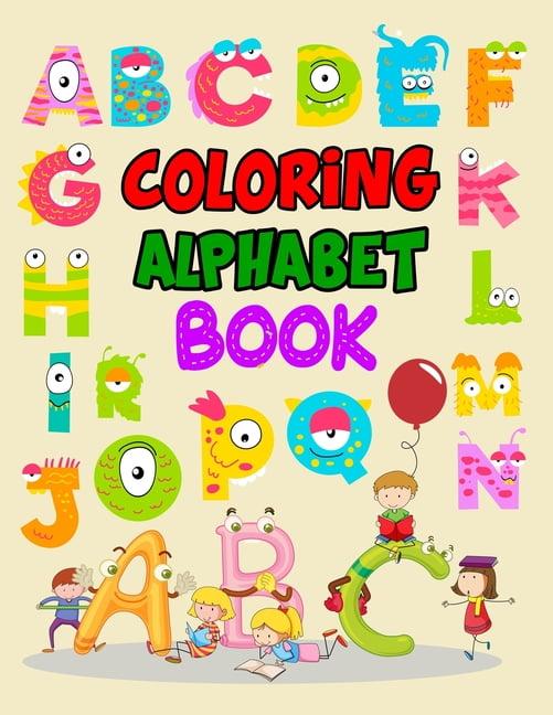 46+ Easy Alphabet Book Coloring Pages Free Printable