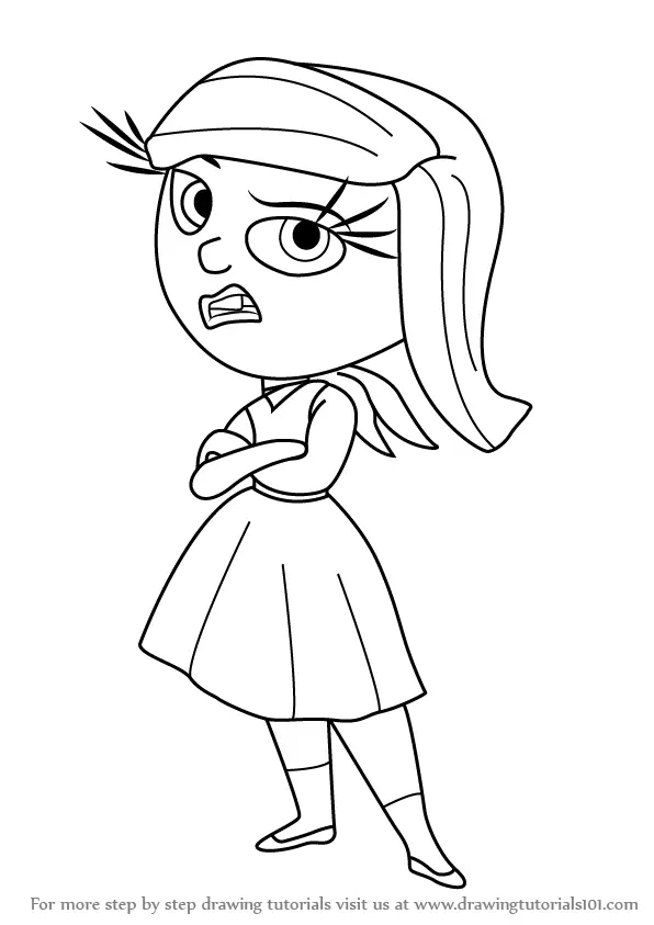 30+ Cheerful Disgust From Inside Out Coloring Pages to Print