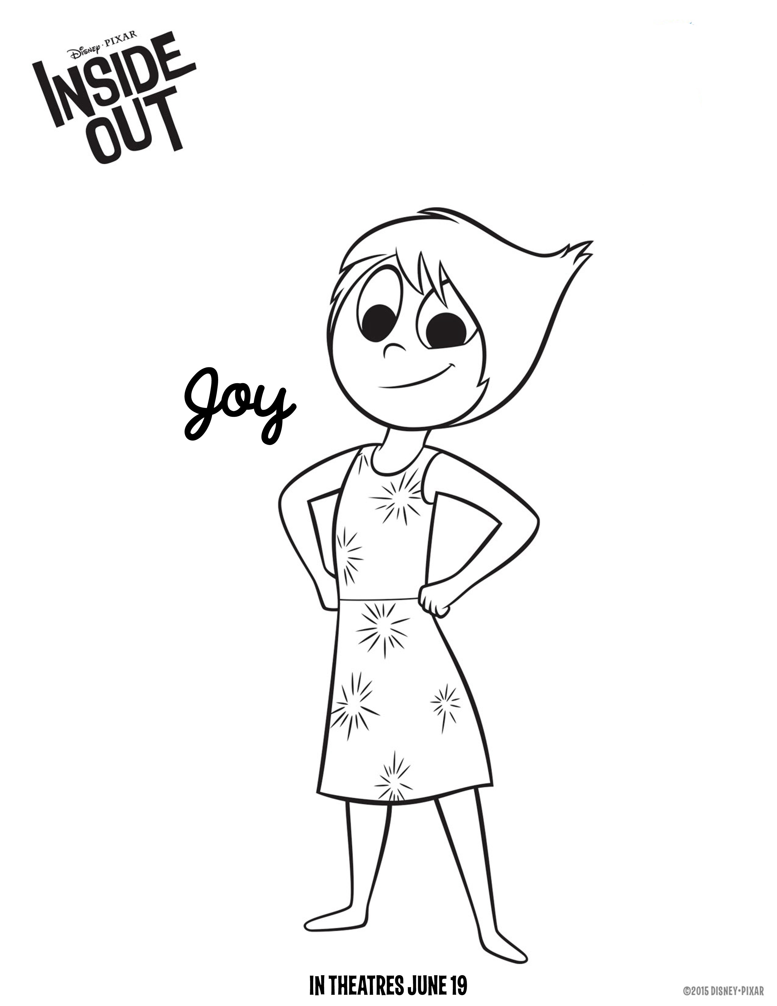 123+ Magical Inside Out Coloring Pages All Characters Printable