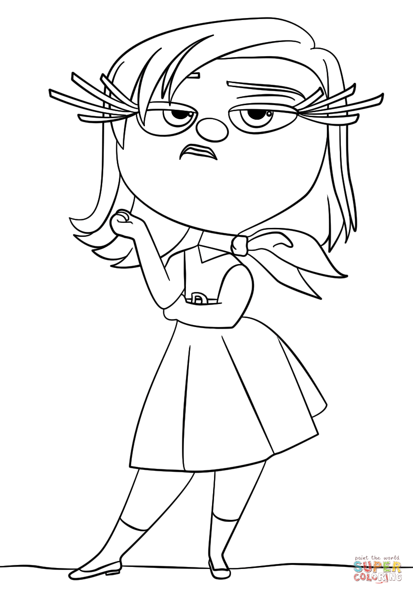 32+ Inspiring Disgust From Inside Out Coloring Pages Art