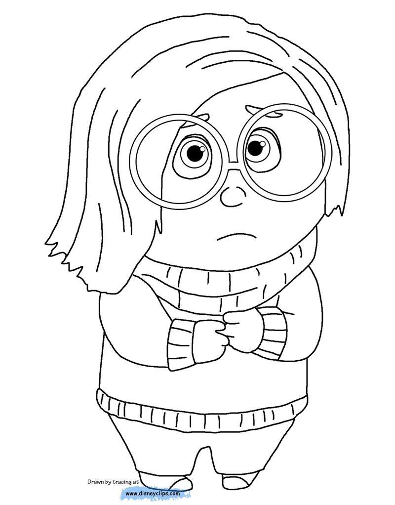 71+ Cute Inside Out Coloring Pages Printable