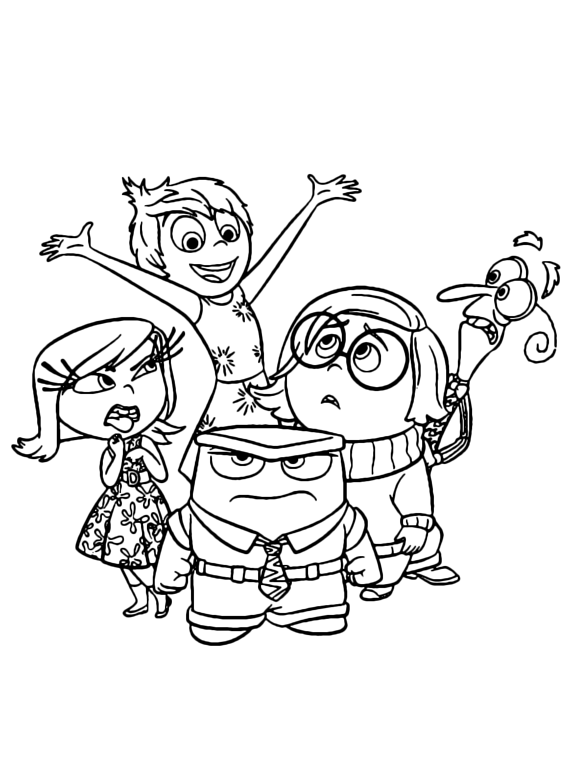 35+ Engaging Disgust From Inside Out Coloring Pages for Kids