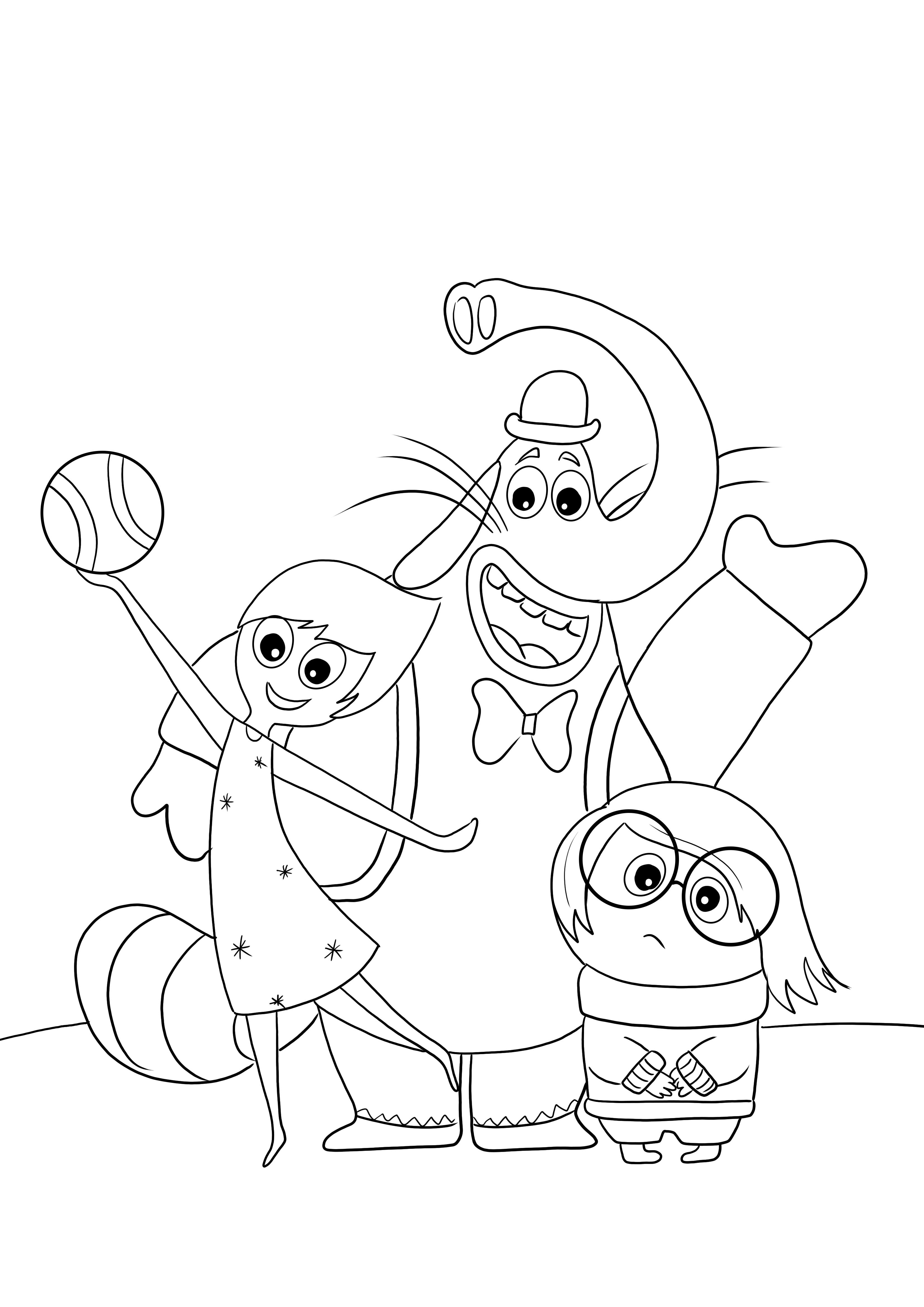 36+ Downloadable Disgust From Inside Out Coloring Pages for Educational