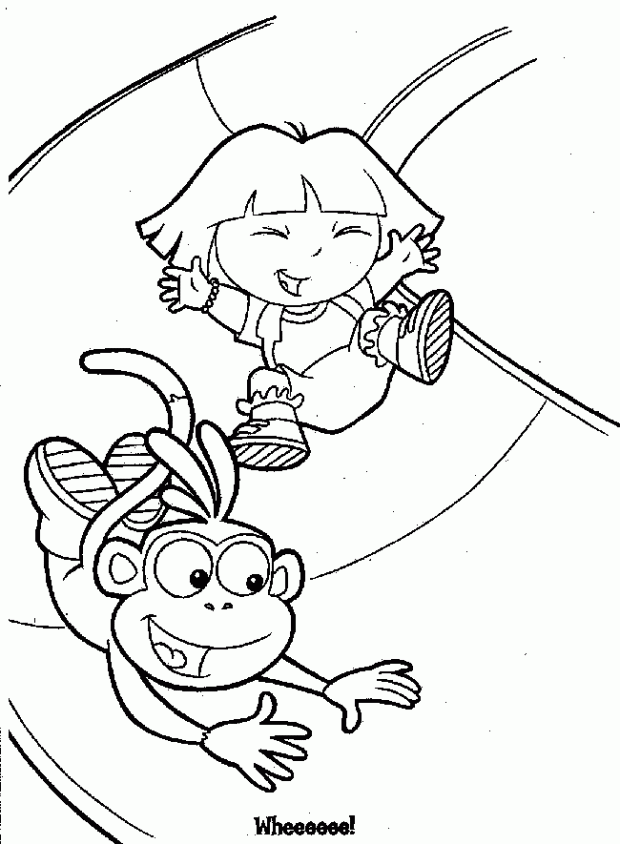 173+ Magical Dora Summer Coloring Pages Printable