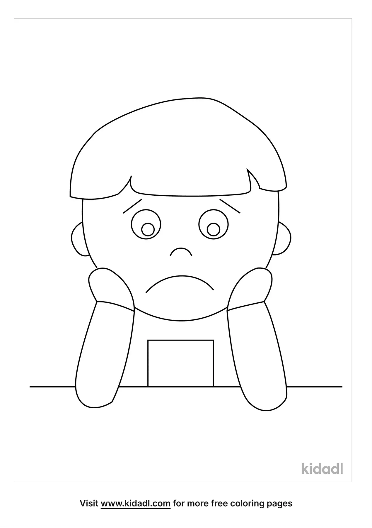 33+ Happy Sad Coloring Pages for Kids