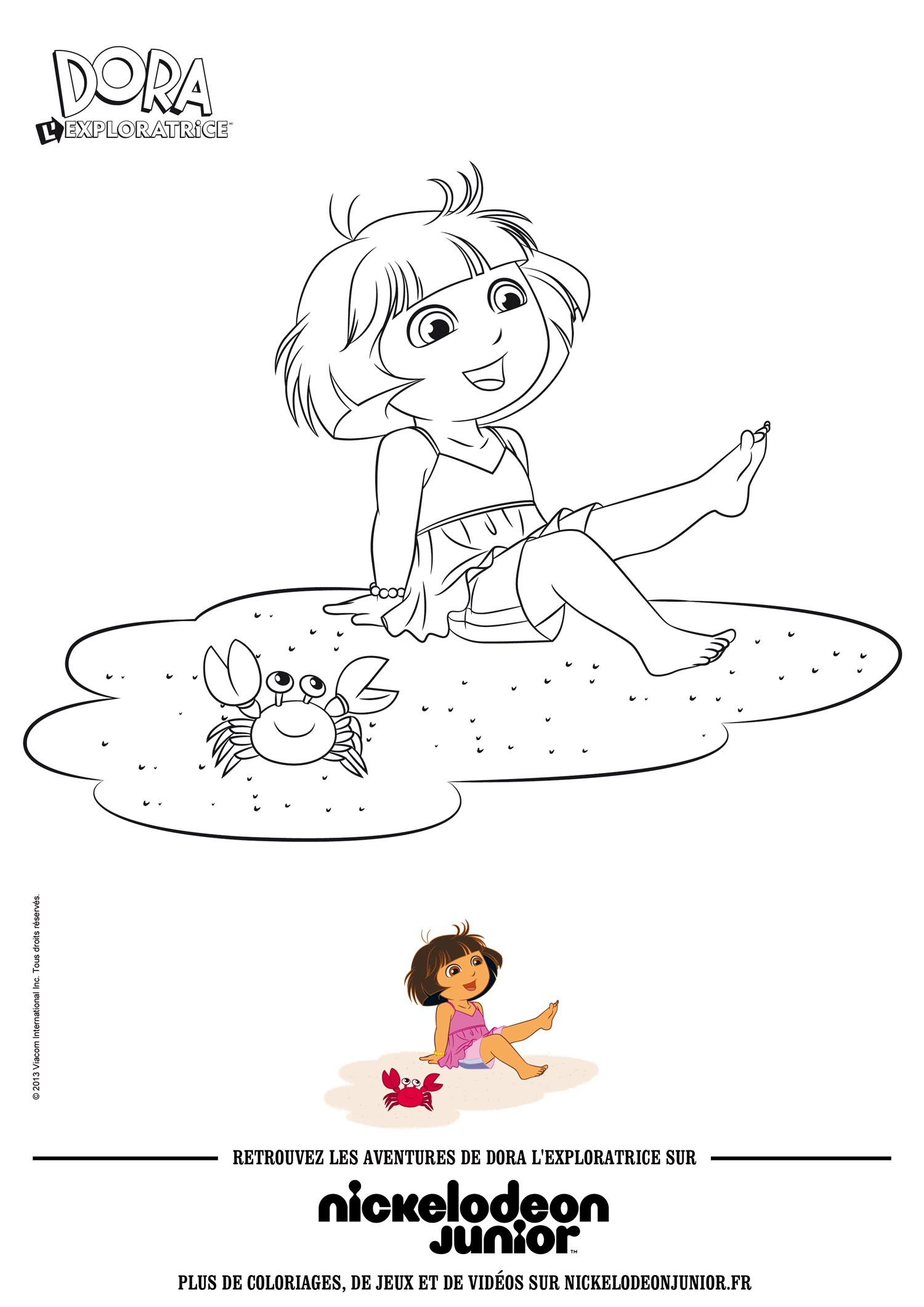 tournee nick coloriages a dora mm source jpg jpg