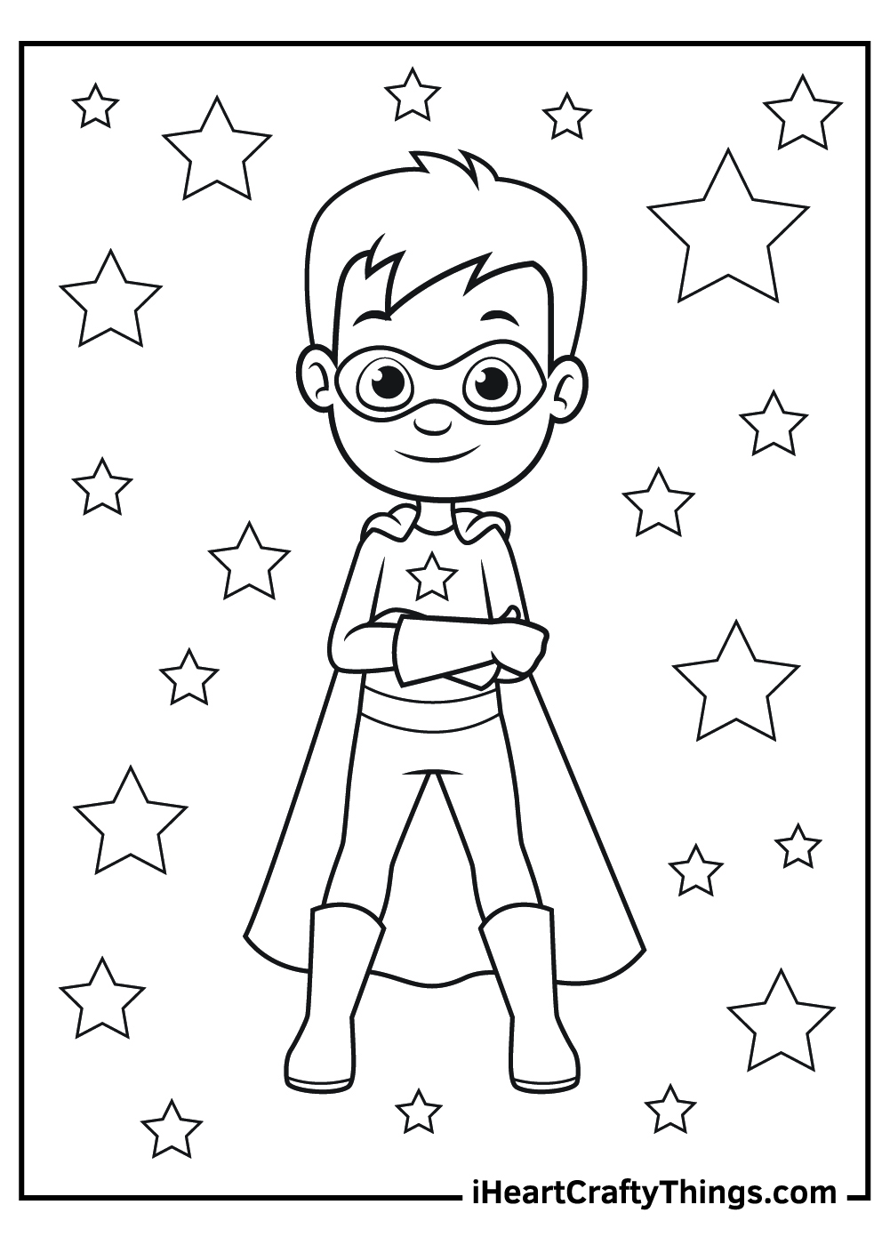 10 Cool Superhero Coloring Pages 2