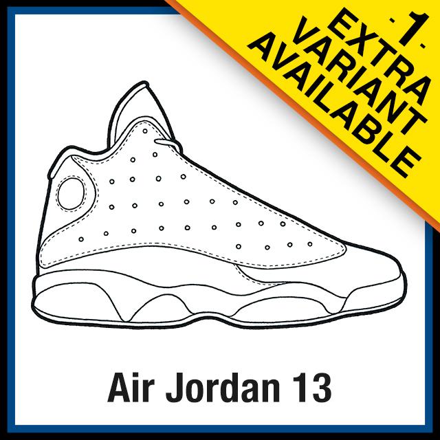 32+ Free Air Jordan 13 Coloring Pages PDF Printable