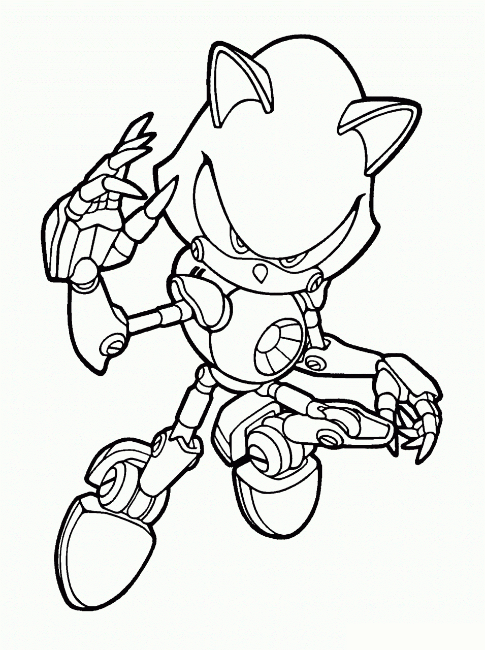 10 Metal Sonic Coloring Pages Printable: Unleash Your Inner Artist!