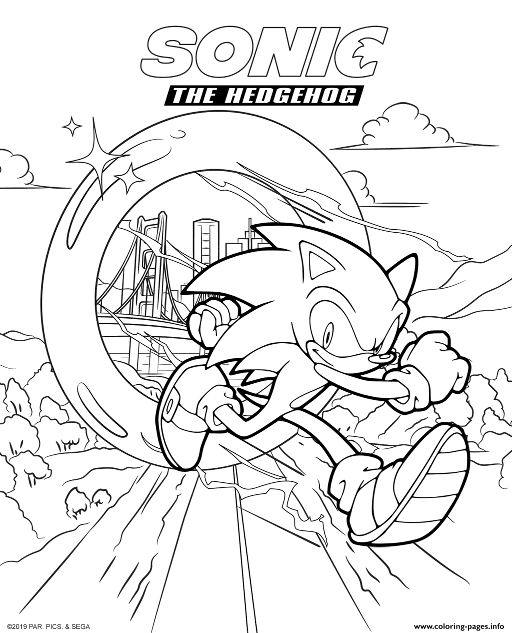 10 Sonic Coloring Pages Movie: Unleash Your Creativity with the Blue Blur