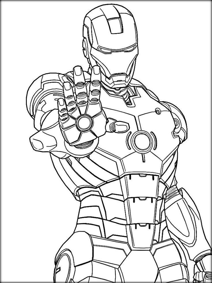 31+ Unique Iron Man Coloring Pages Colored