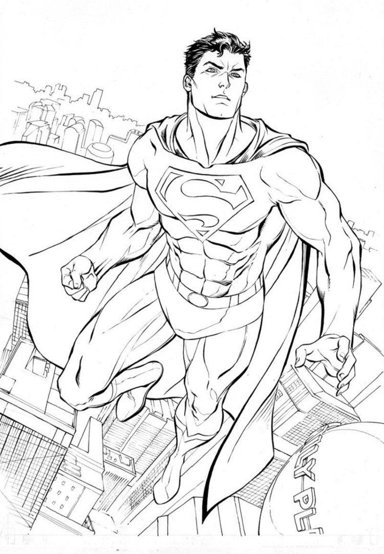 45+ Top Superman Coloring Pages For Adults for Kids