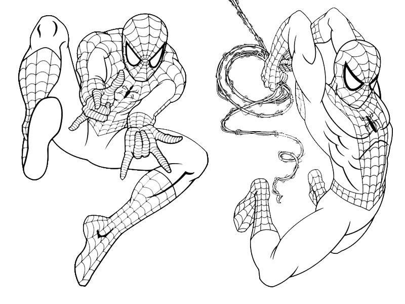 46+ Top Spider-Man 3D Coloring Pages Free Printable