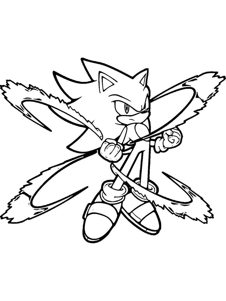 10 Gold Super Sonic Coloring Pages to Unleash Your Inner Hero