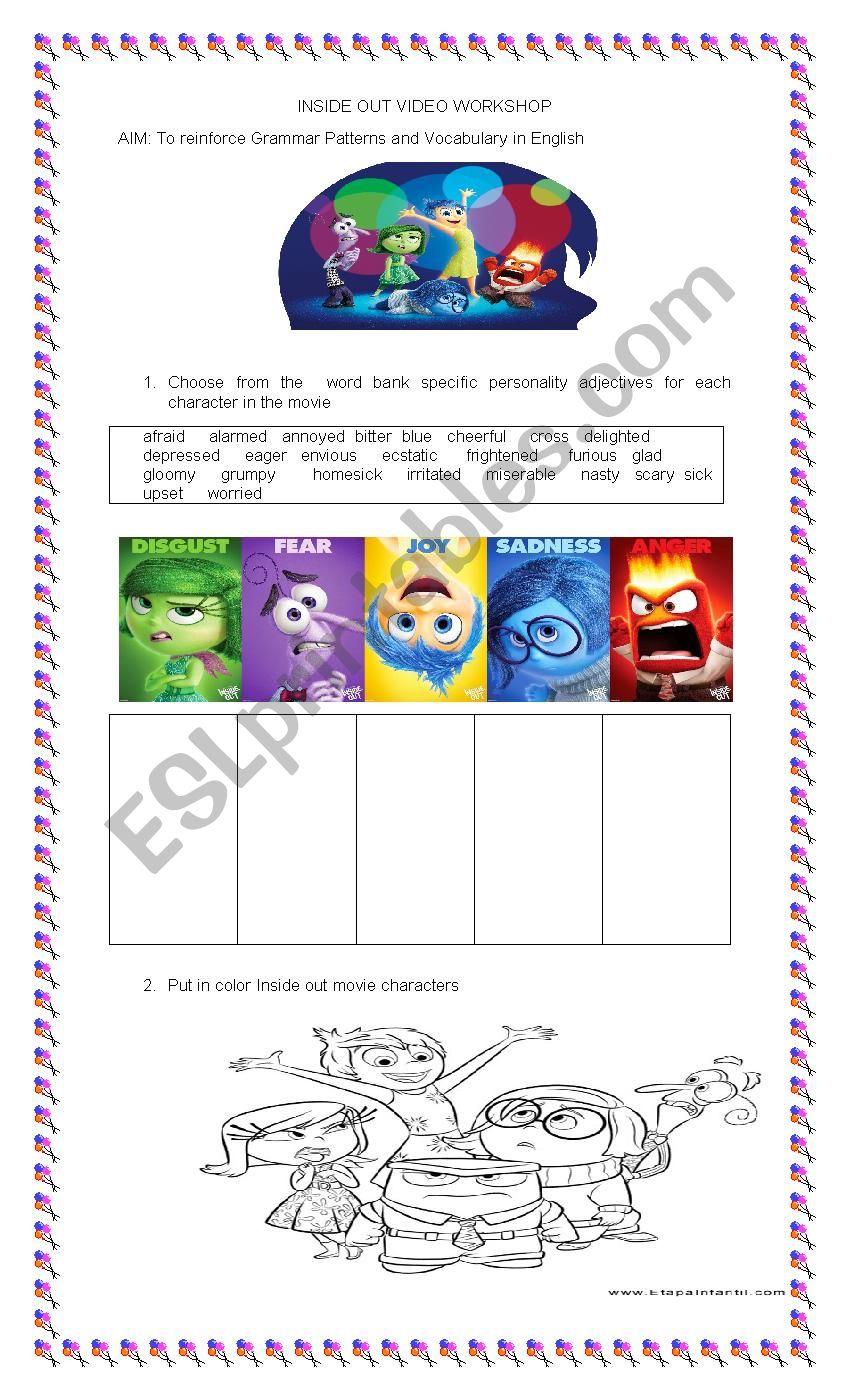 32+ Free Inside Out Therapy Worksheets Sheets Printables